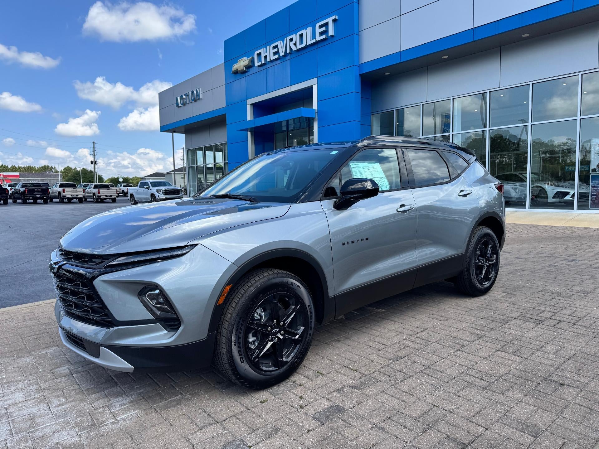 2026 Chevrolet Blazer 2LT in Sterling Gray Metallic — front three-quarter view